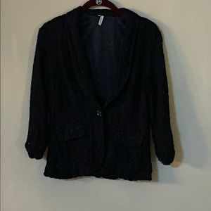 Studio Y black lace blazer